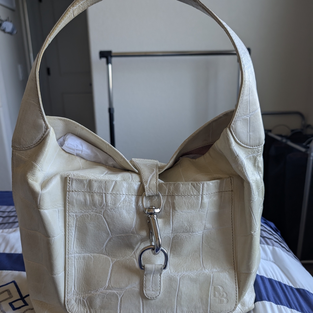 Vintage Dooney & Bourke Leather Hobo Shoulder Bag